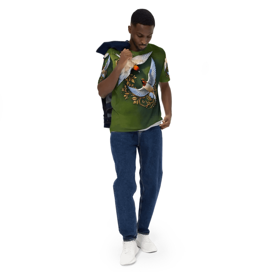 Valentine Birds T shirt product image (5)