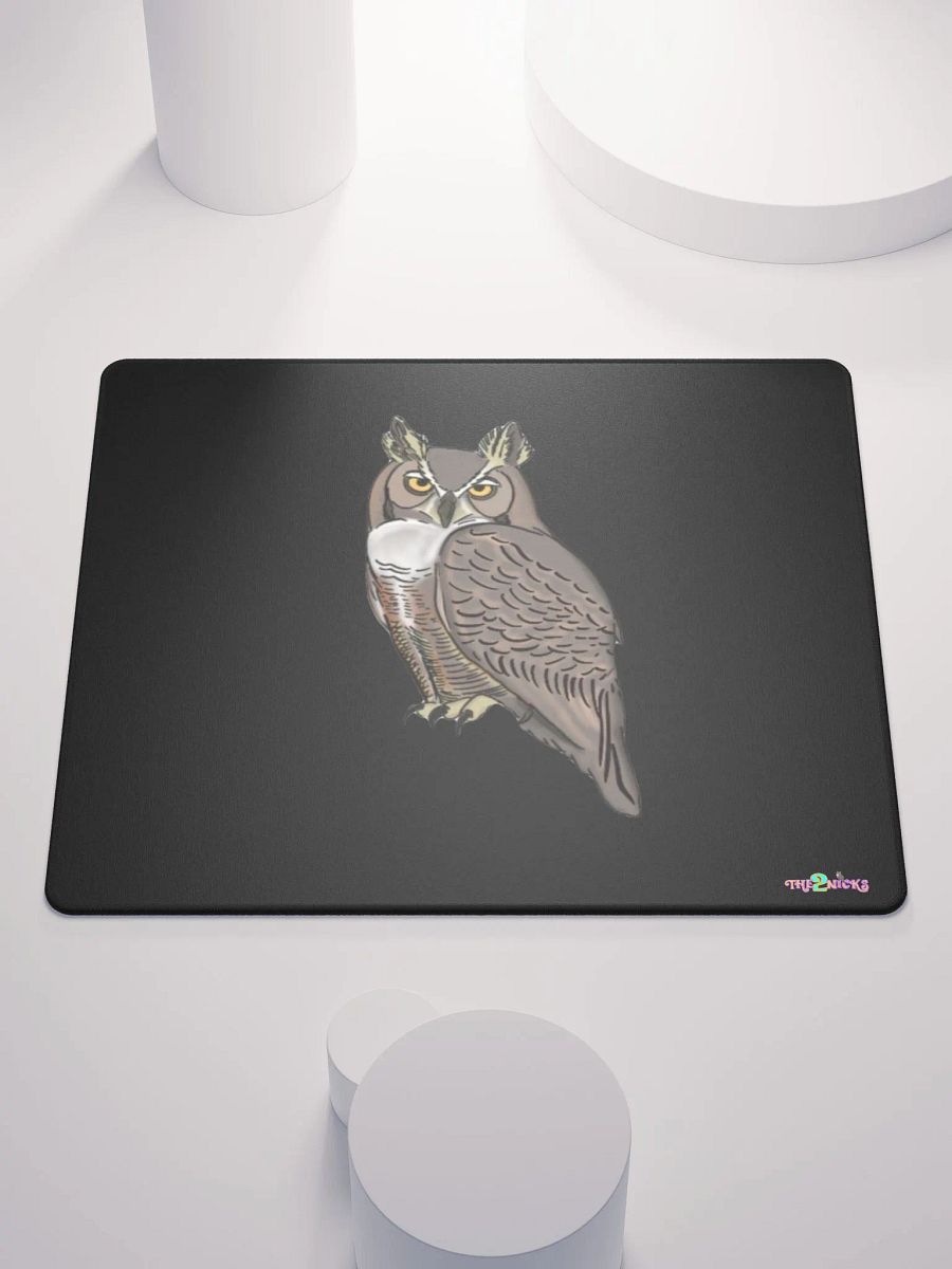 Owl Logo Gaming Mouse Pad (Black) product image (2)