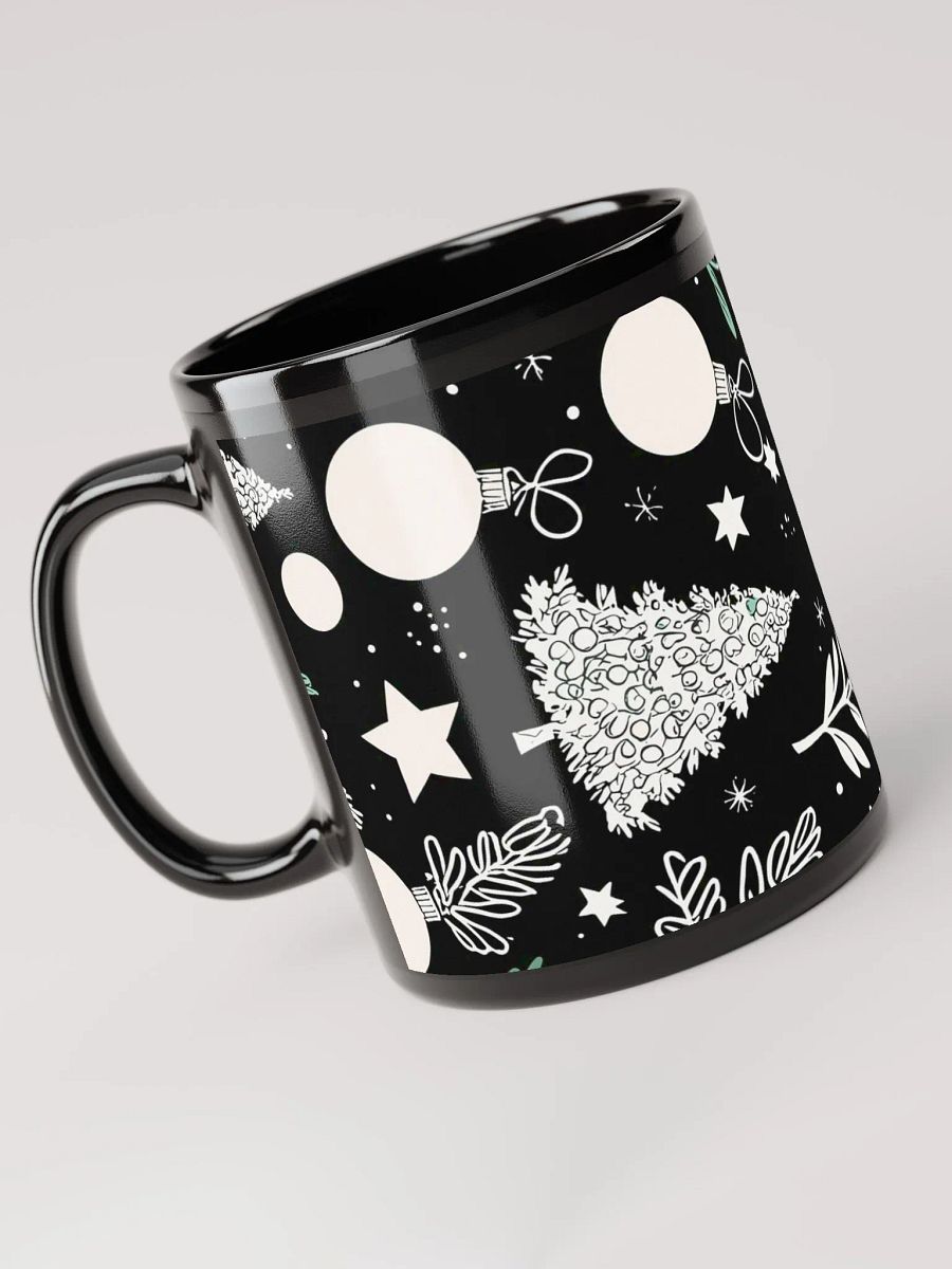 Holiday Magic Black Glossy Mug product image (1)