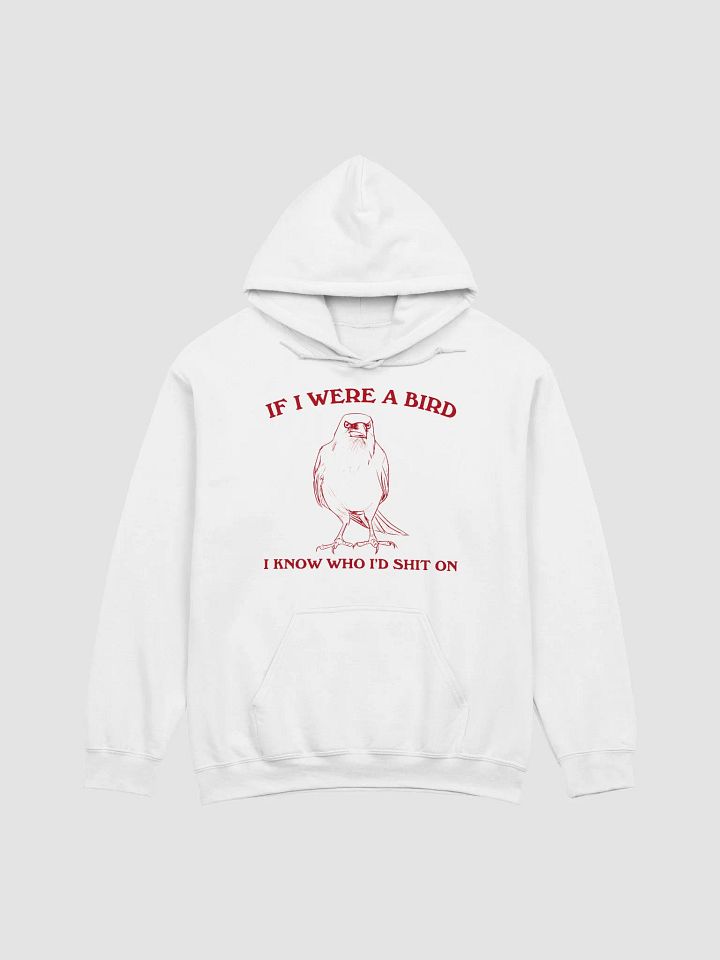 If I were a bird I'd know who to shit on Hoodie product image (1)