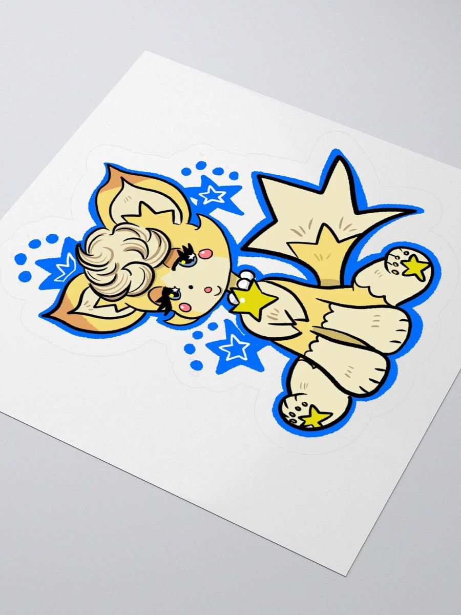 "Sleepy Stars" Cream Sticker product image (2)