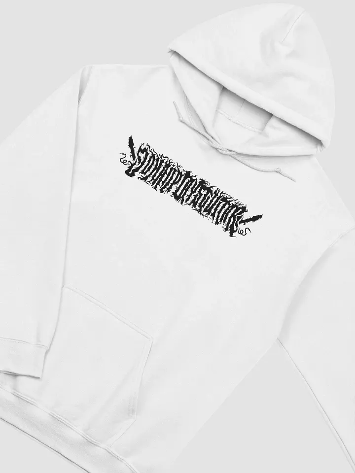Black Death Metal Logo Hoodie (Unisex) product image (74)