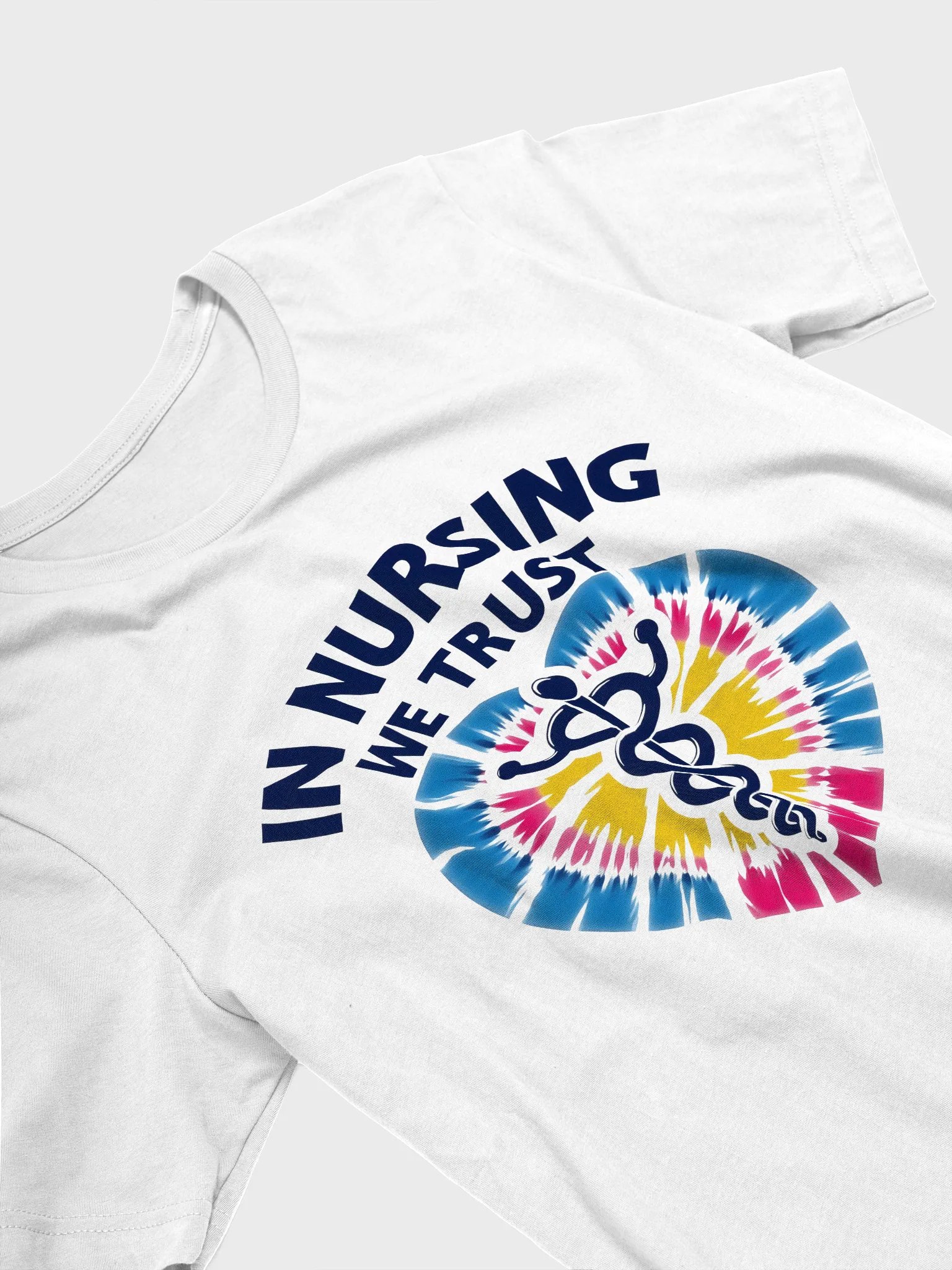 Trust In Nursing Tie-Dye Heart T-Shirt product image (21)