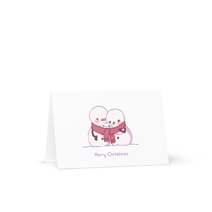 Snowy Hug Christmas Card product image (1)