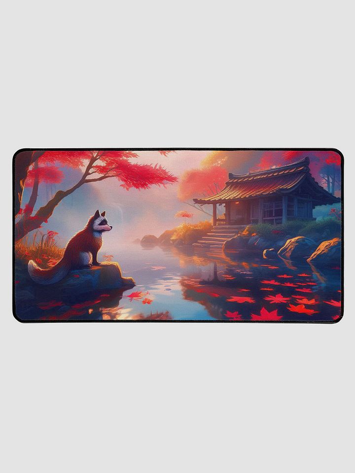 Tanuki Retreat Large Desk Mat (15.5 x 31.5) product image (2)