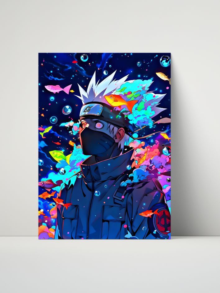 Kakashi Hatake 8"x10" Metal Print – Aquatic Dreamscape product image (1)