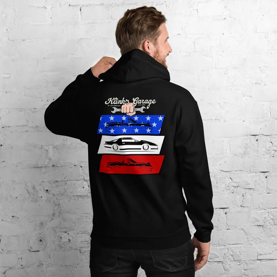 Klink's Garage embroidered Hoodie. product image (5)