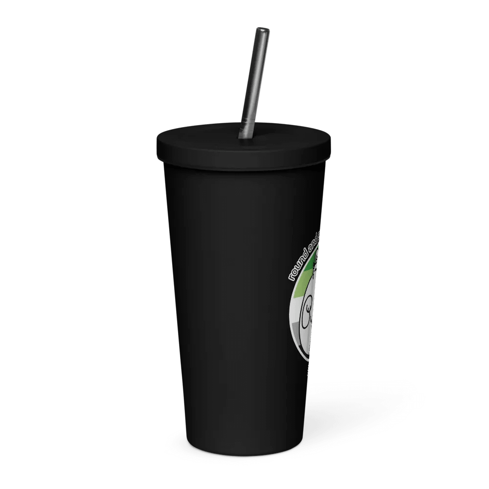 Round and Proud Manul Pride Aromantic Version - Insulated Tumbler product image (8)