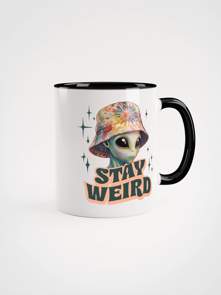 Stay Weird Alien Tie-Dye Mug product image (4)