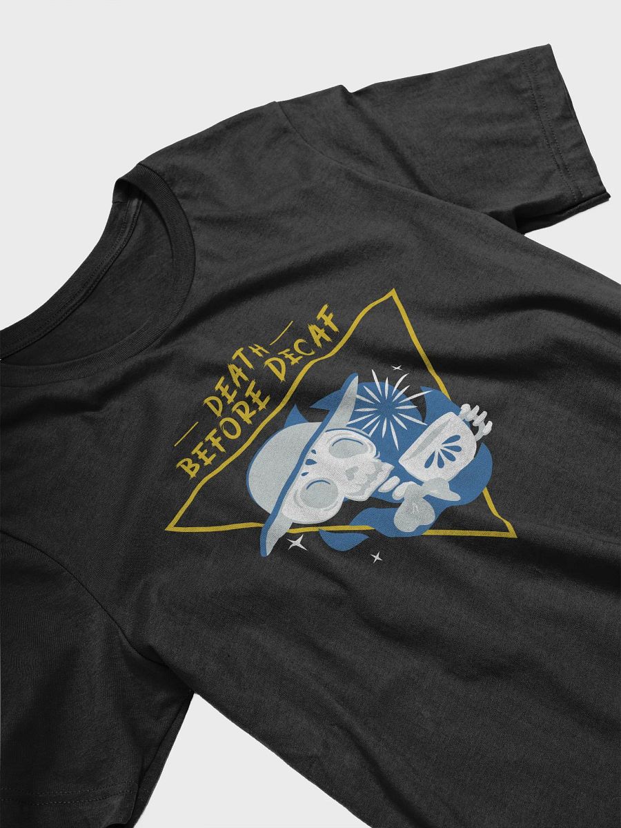 Death Before Decaf Skeleton T-Shirt product image (2)