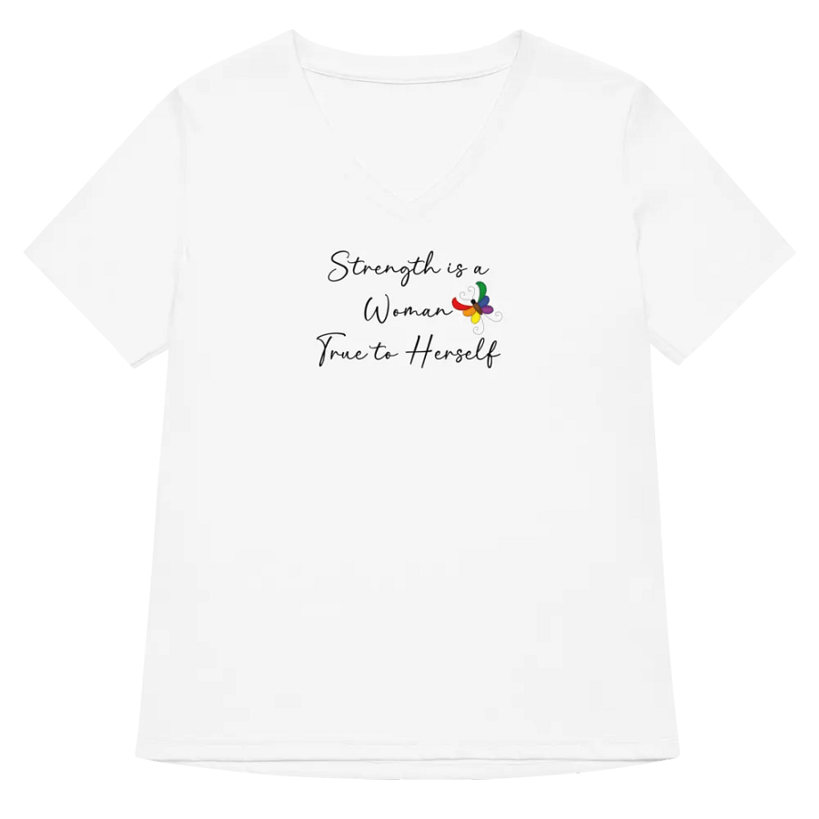 Strength Is - Women's V-Neck T (wt) product image (6)