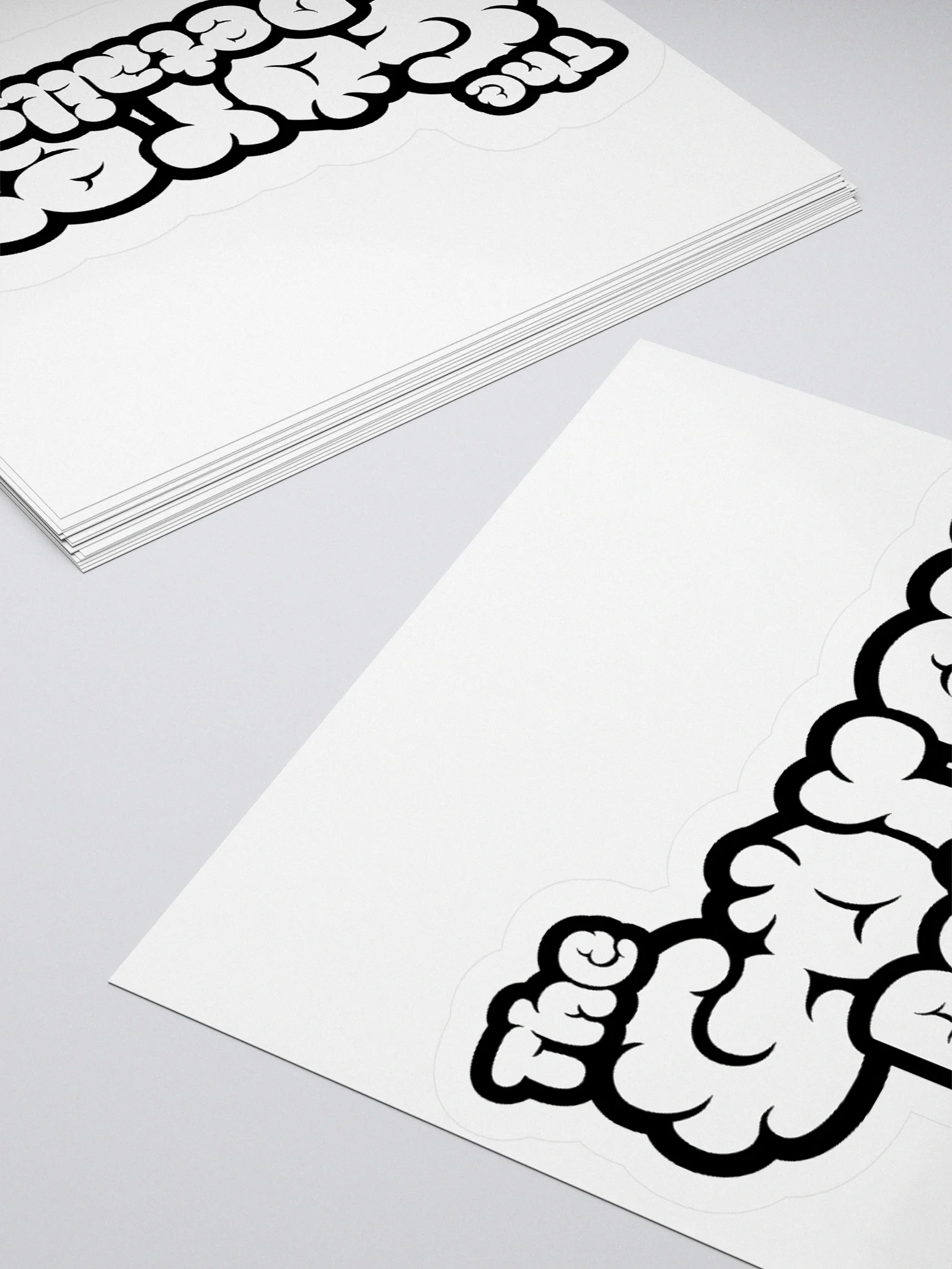 Gorey Details B+W - Kiss Cut Stickers product image (10)