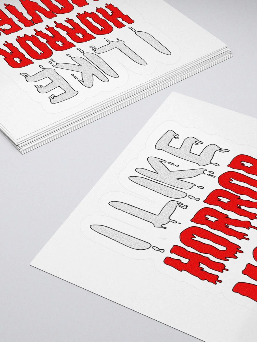 I Like Horror Movies And Maybe Like 3 People Sticker product image (4)