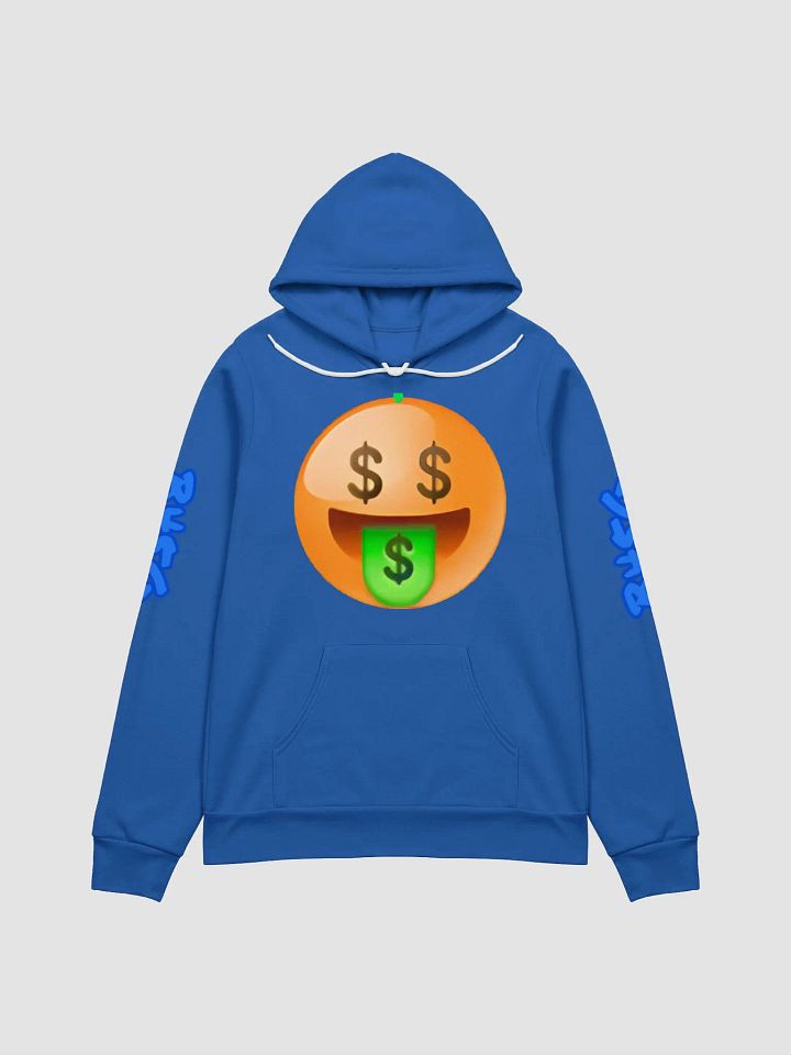 B45G Hoodie w/Orange Money-Mouth Emoji and Logo product image (1)