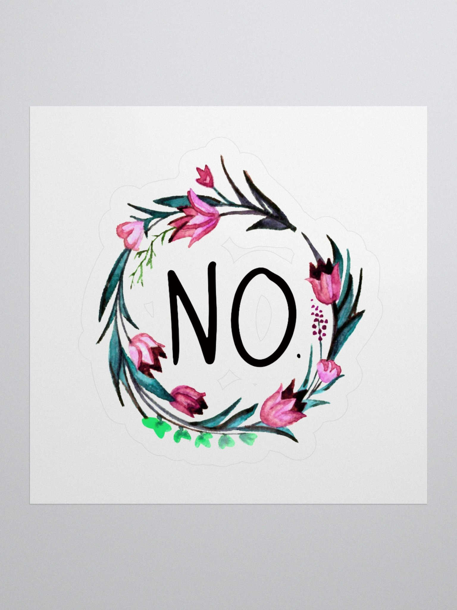 No Kiss Cut Sticker product image (3)