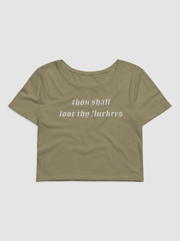 !lurkers crop top (white) (w) product image (1)