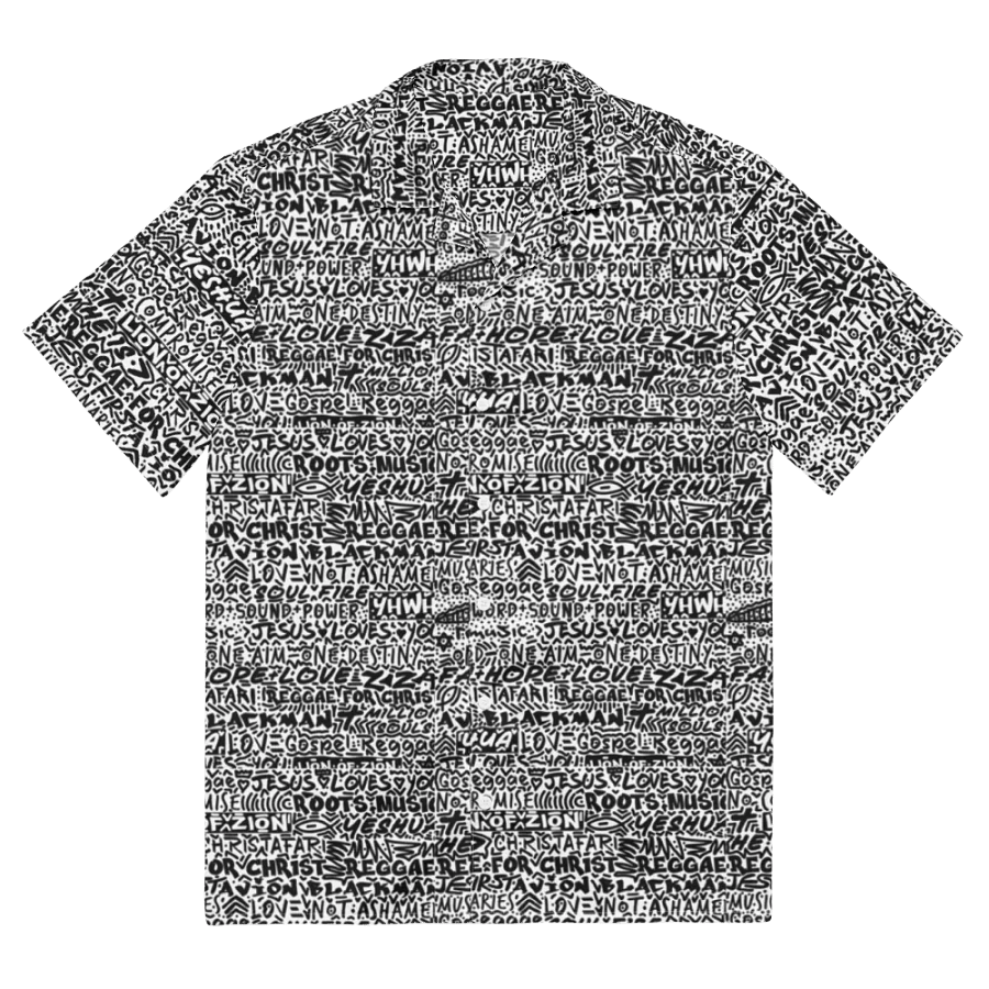 Christafari Scribble Hawaiian Shirt product image (11)