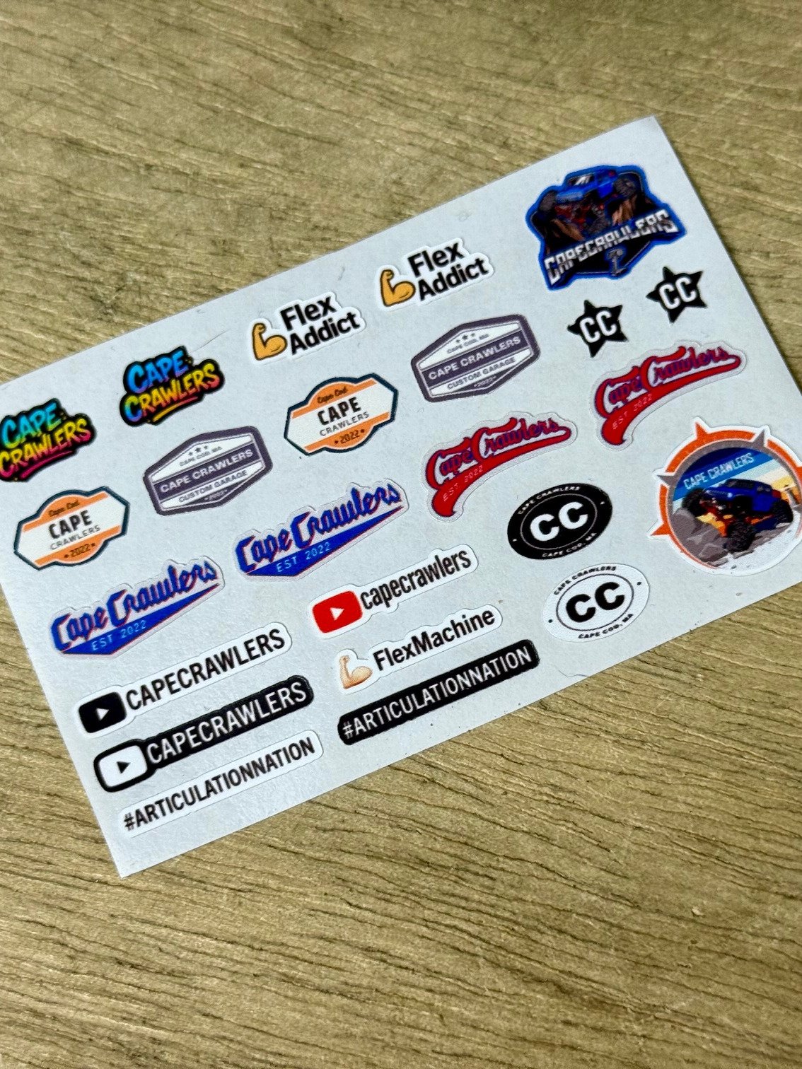 Small Scale Sticker Sheets product image (1)