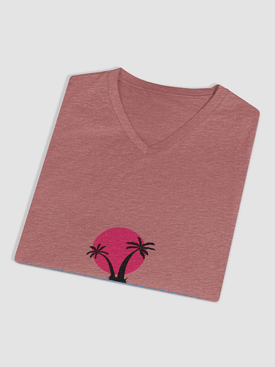 Retro Palm Paradise V-Neck Tee product image (3)