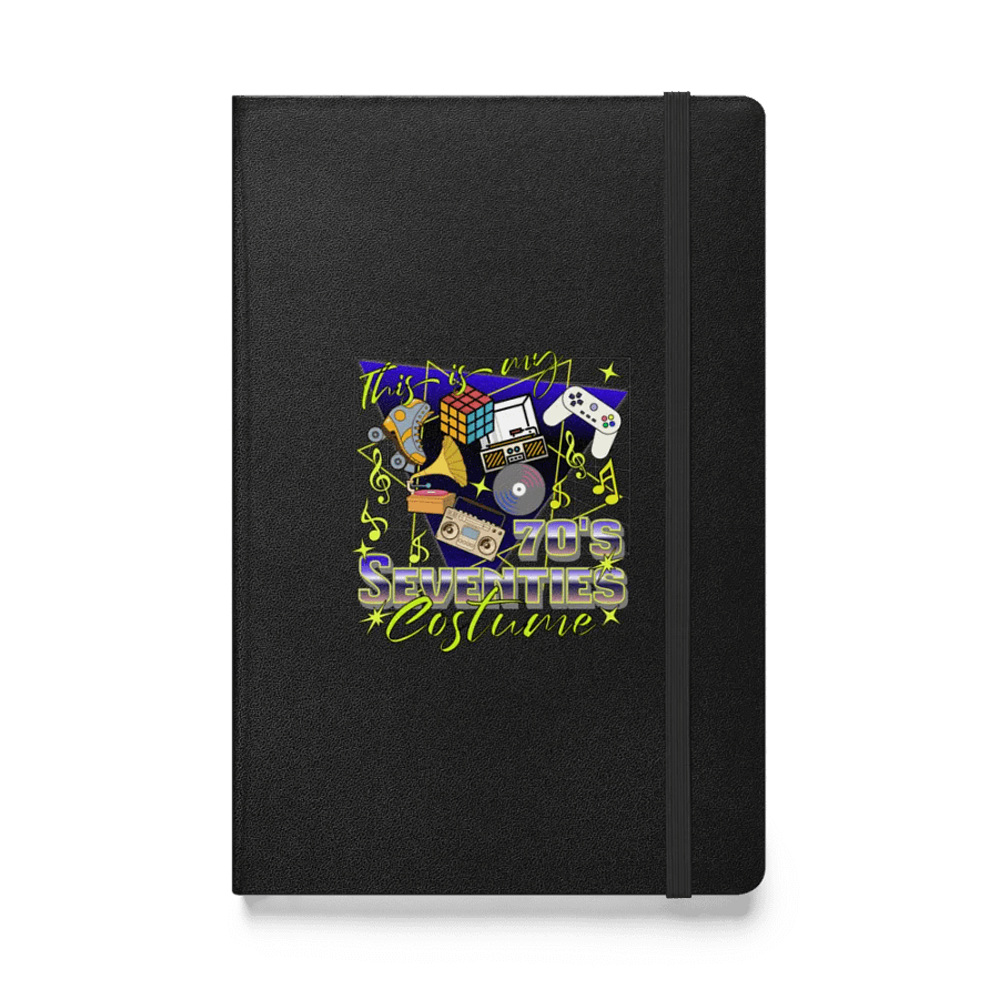 This Is My 70s Costume Retro Mix Hardcover Notebook product image (1)
