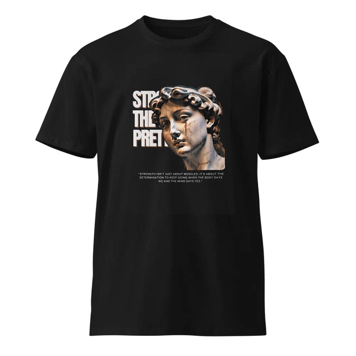 Determined Strength Marble Statue Tee product image (1)