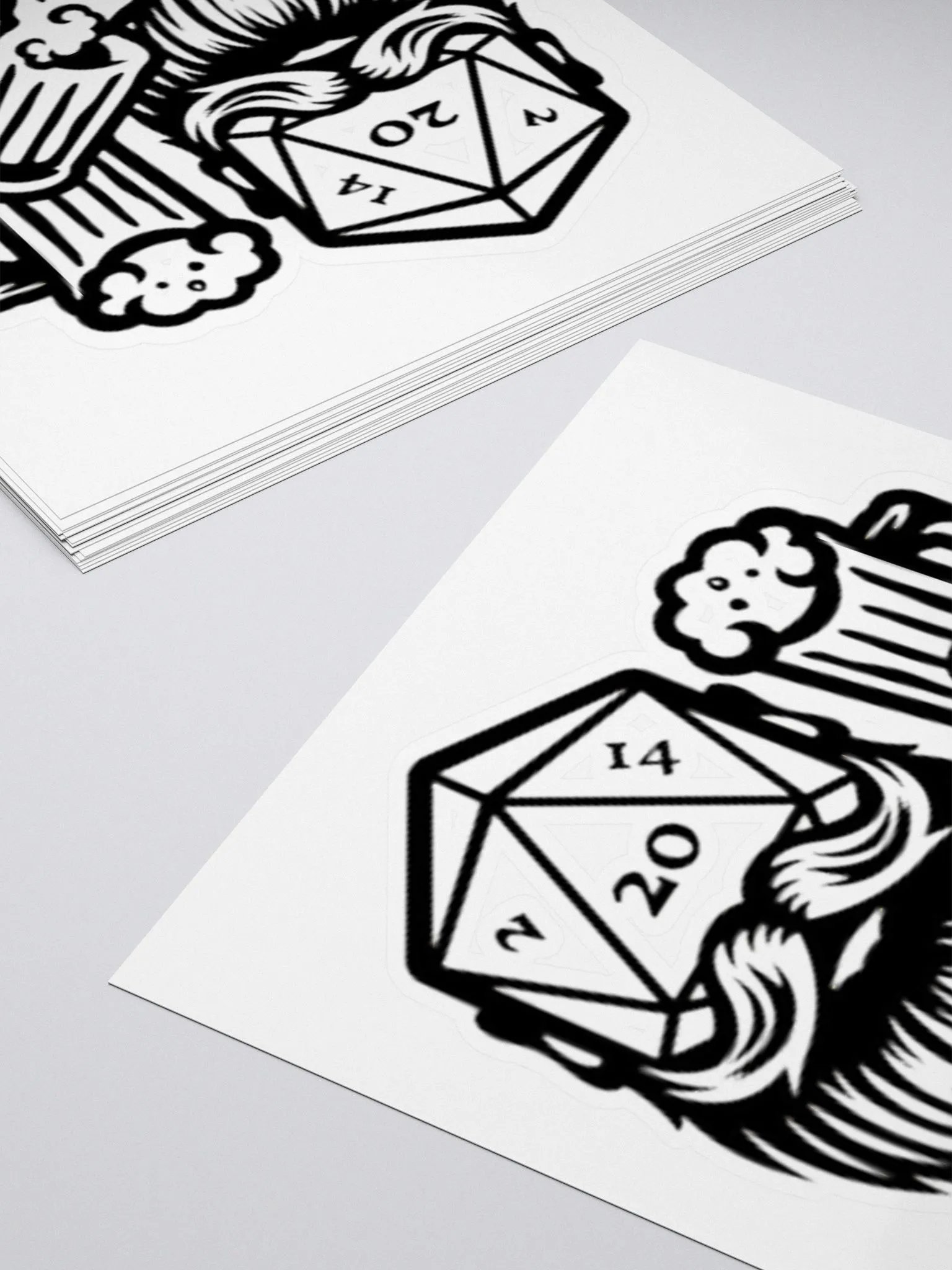 Bros black logo sticker product image (4)