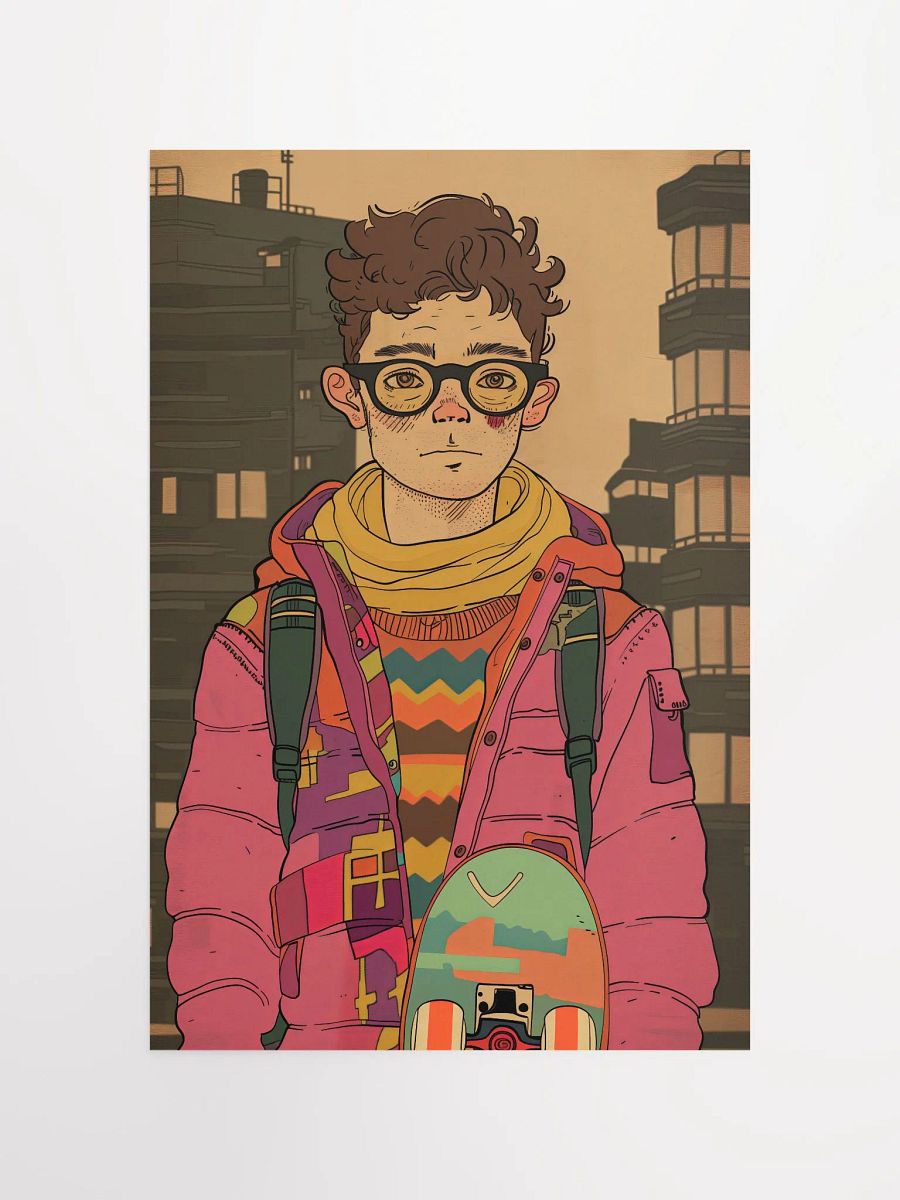 City Skater Pop Art Poster product image (7)