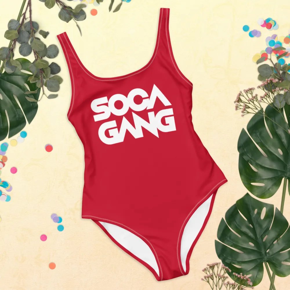 Jouvert Red One Piece product image (2)