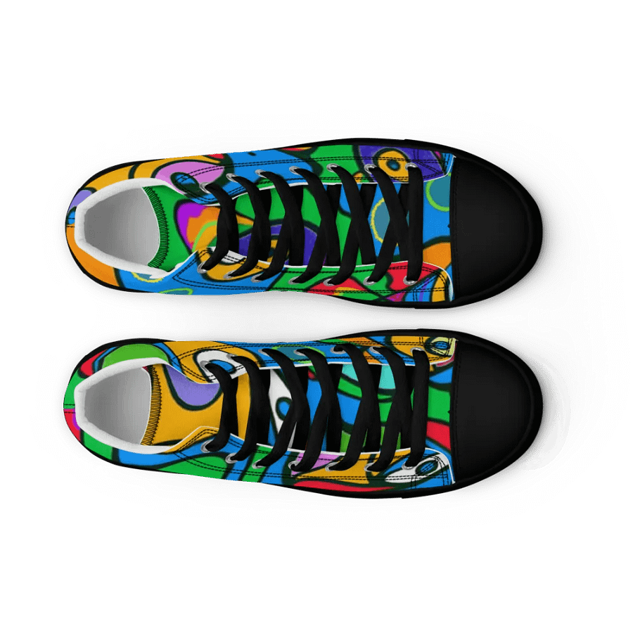 Fishtopia High Top Canvas Shoes product image (9)