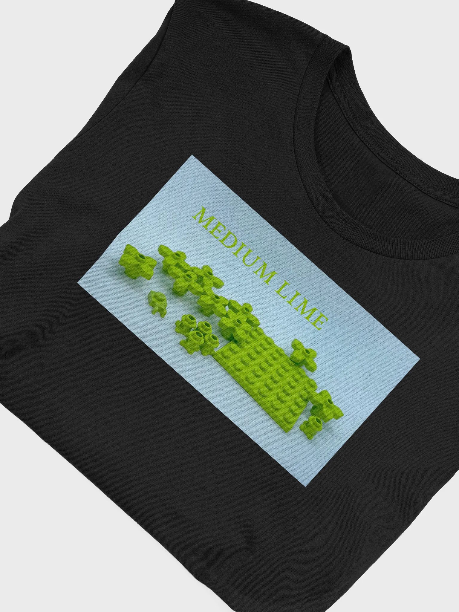 Medium Lime Bricks T-Shirt product image (5)