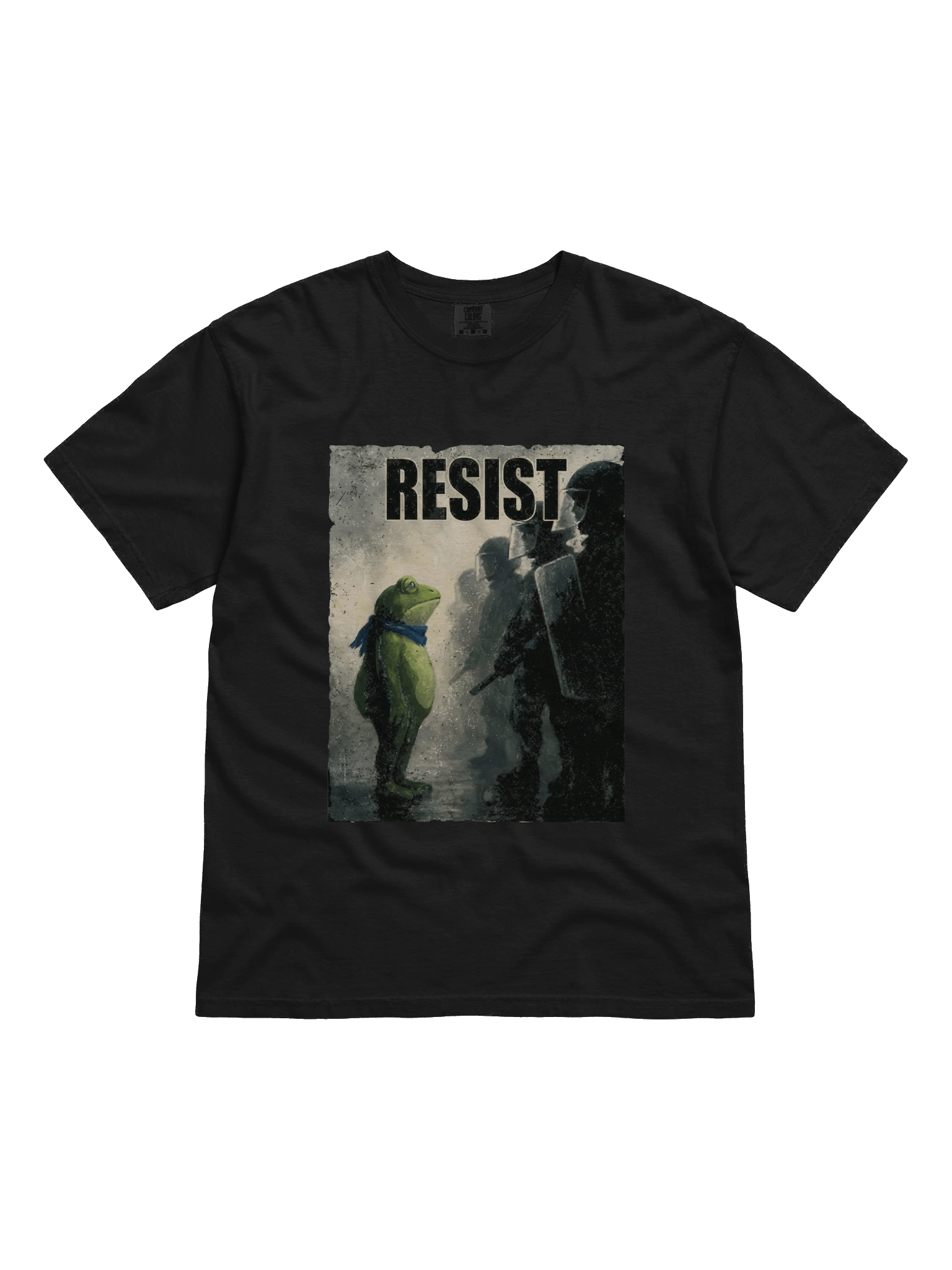 Punk Frog Resistance | Chaotic Comfort Colors® Shirt product image (2)