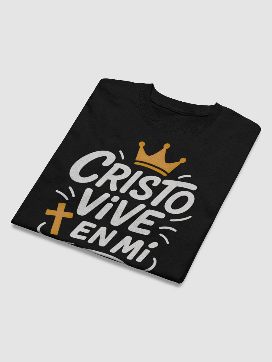 Camiseta Unisex Manga Corta | Cristo vive en mi product image (6)