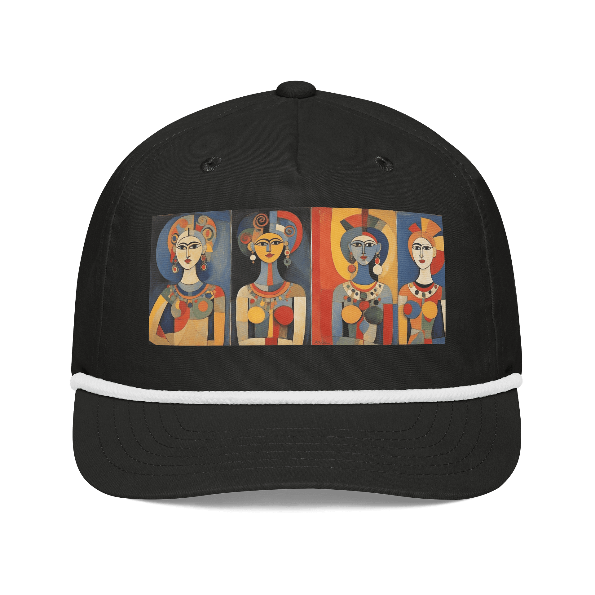 Vibrant Abstract Faces Cap product image (1)