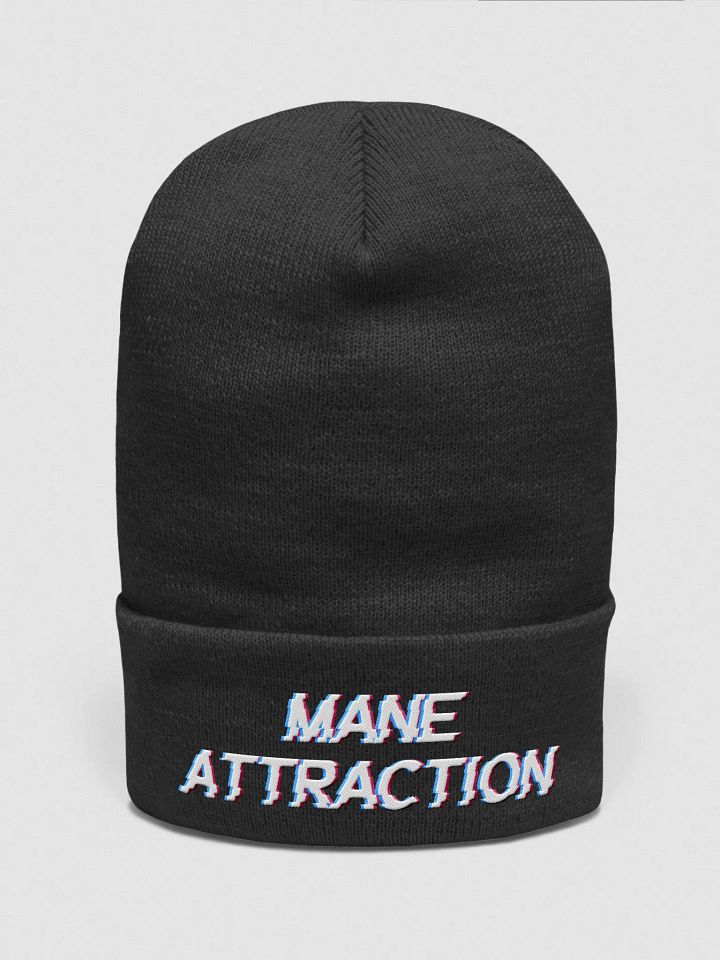 MA Cuffed Black Beanie product image (1)