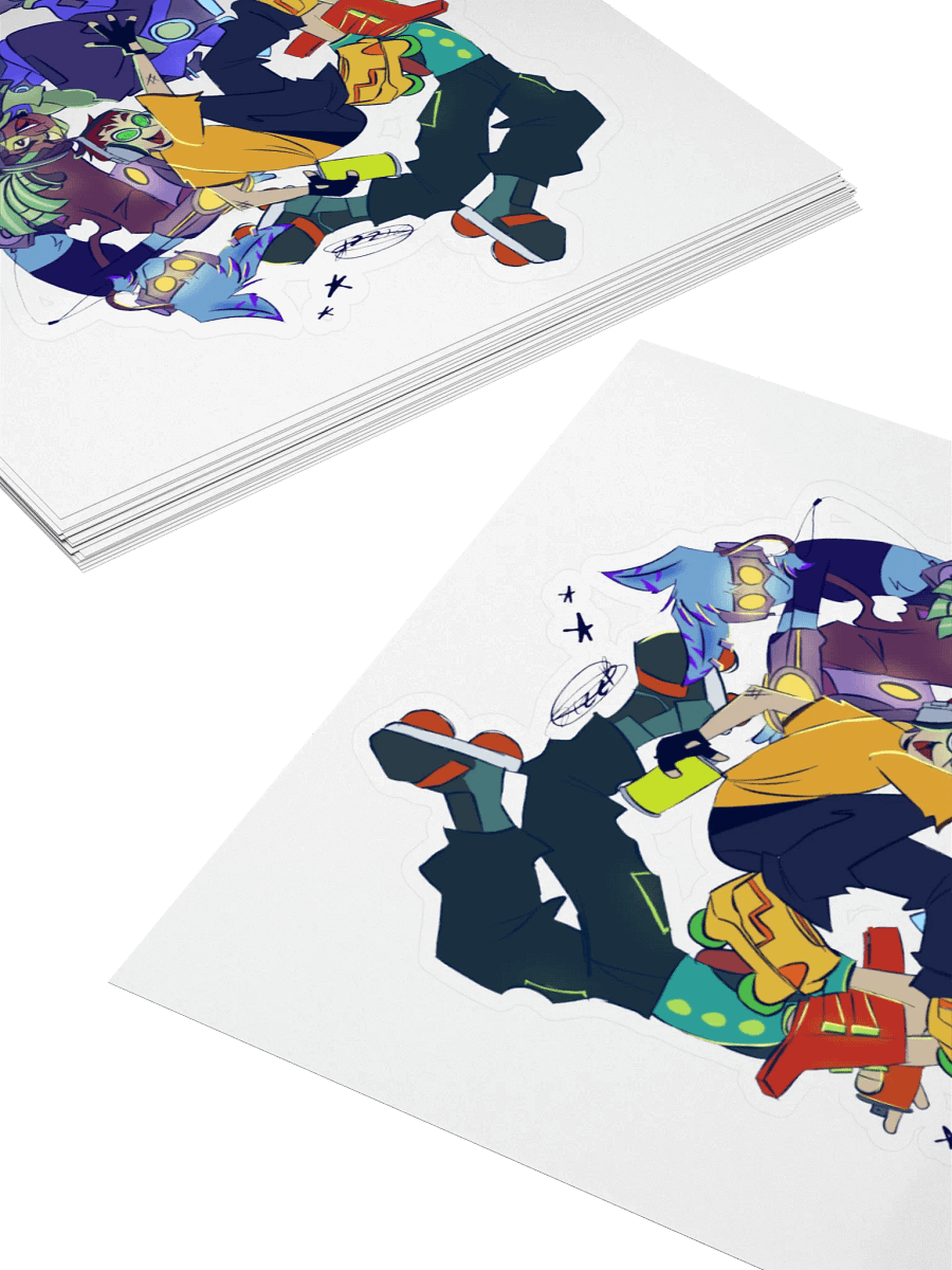 Game Guys on Skates sticker product image (4)