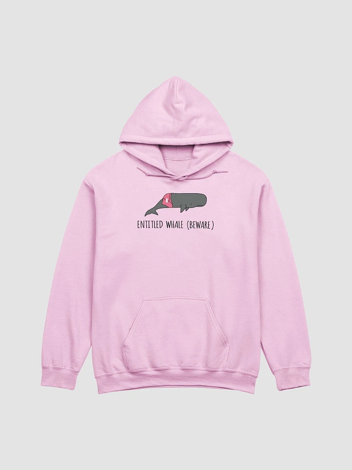 Entitled Whale - Light Pink Hoodie product image (1)