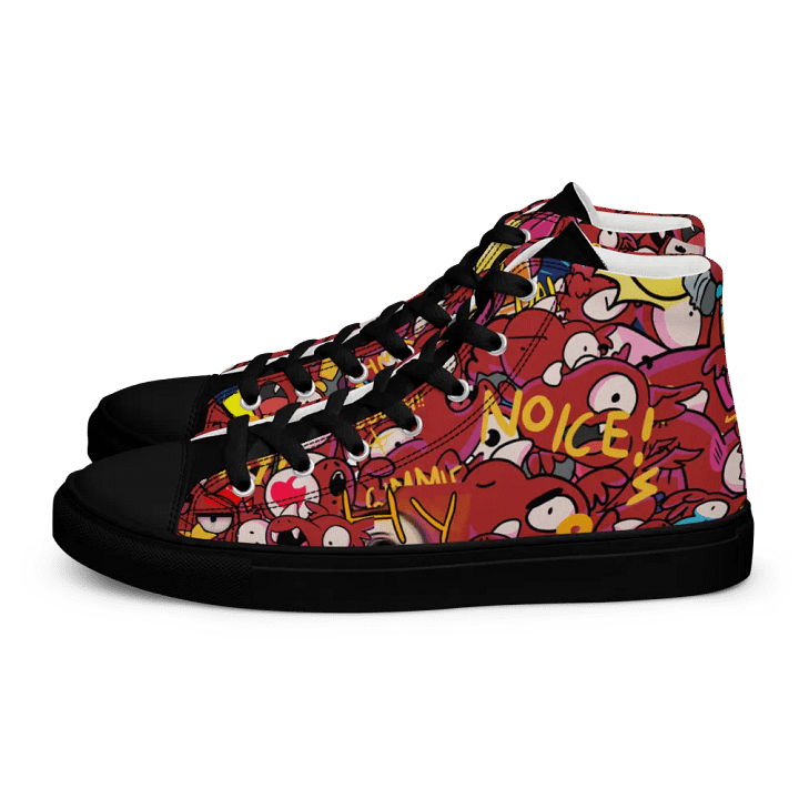 Chaos Draco Black Tongue High Top Canvas Shoes product image (2)