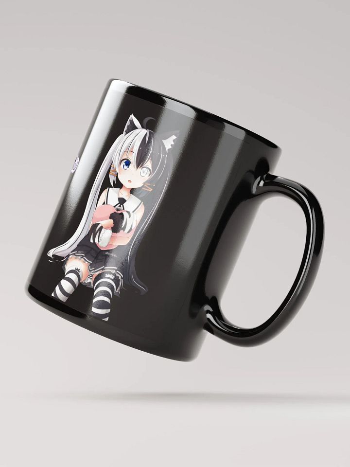 All Black Mug - Byakko Heart Pillow Edition product image (3)