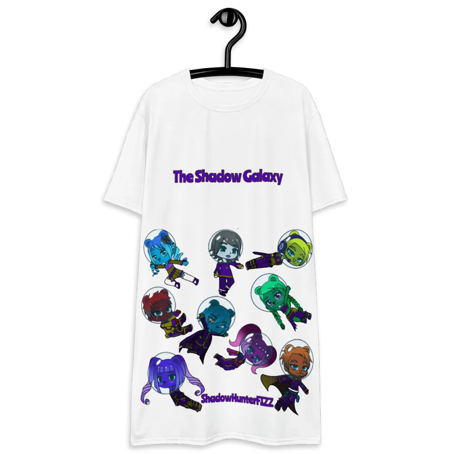 The Shadow Galaxy (Floating Shadow Bears) T-Shirt Dress product image (4)