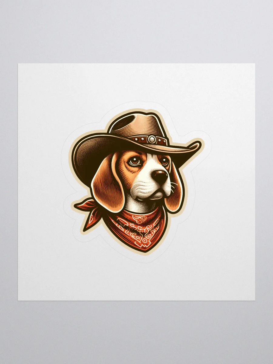 Cowboy Beagle - Sticker product image (1)