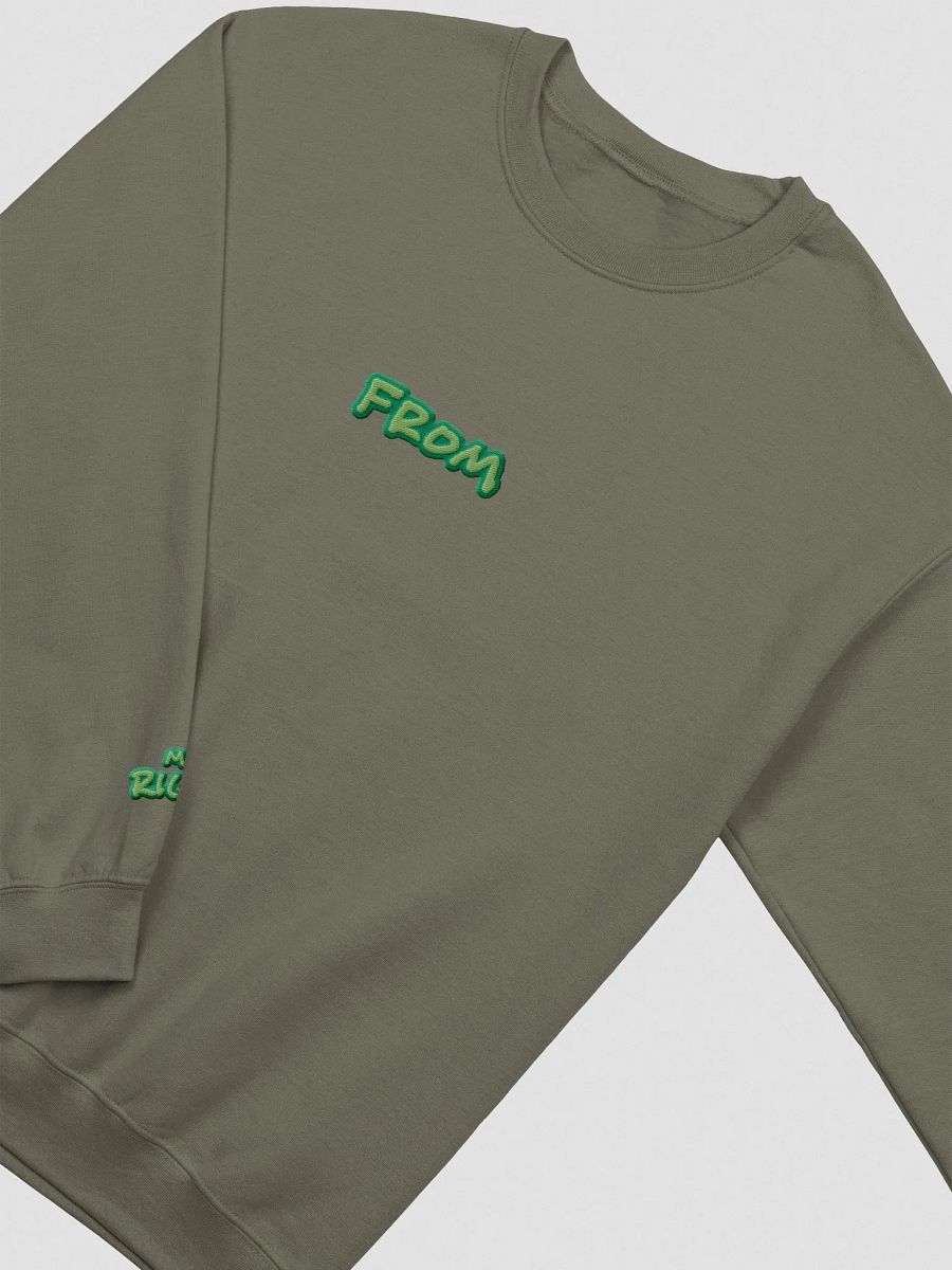 my left from my right embroidered crewneck (MOSS DESIGN) product image (1)