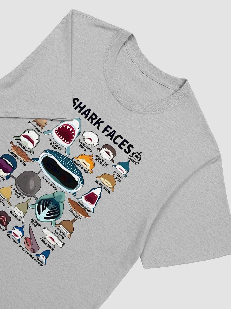 Shark Faces Unisex T-Shirt product image (5)