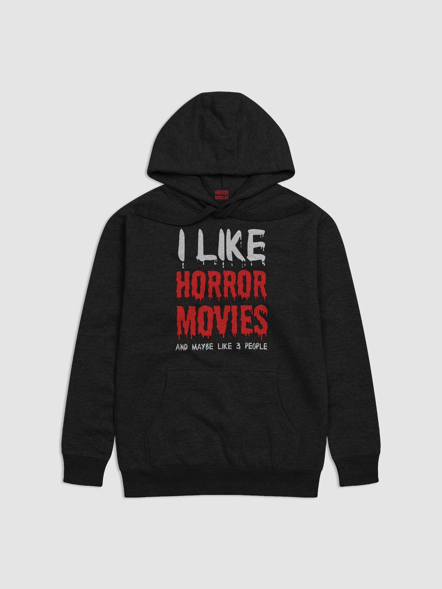 I Like Horror Movies And Maybe Like 3 People Hoodie product image (1)