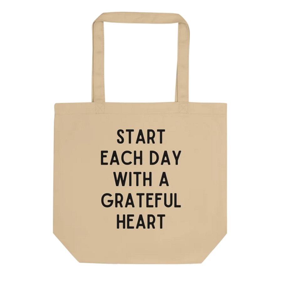 Start Each Day With A Grateful Heart Tote Bag product image (1)
