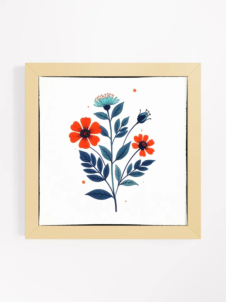 Floral 1 Framed product image (2)