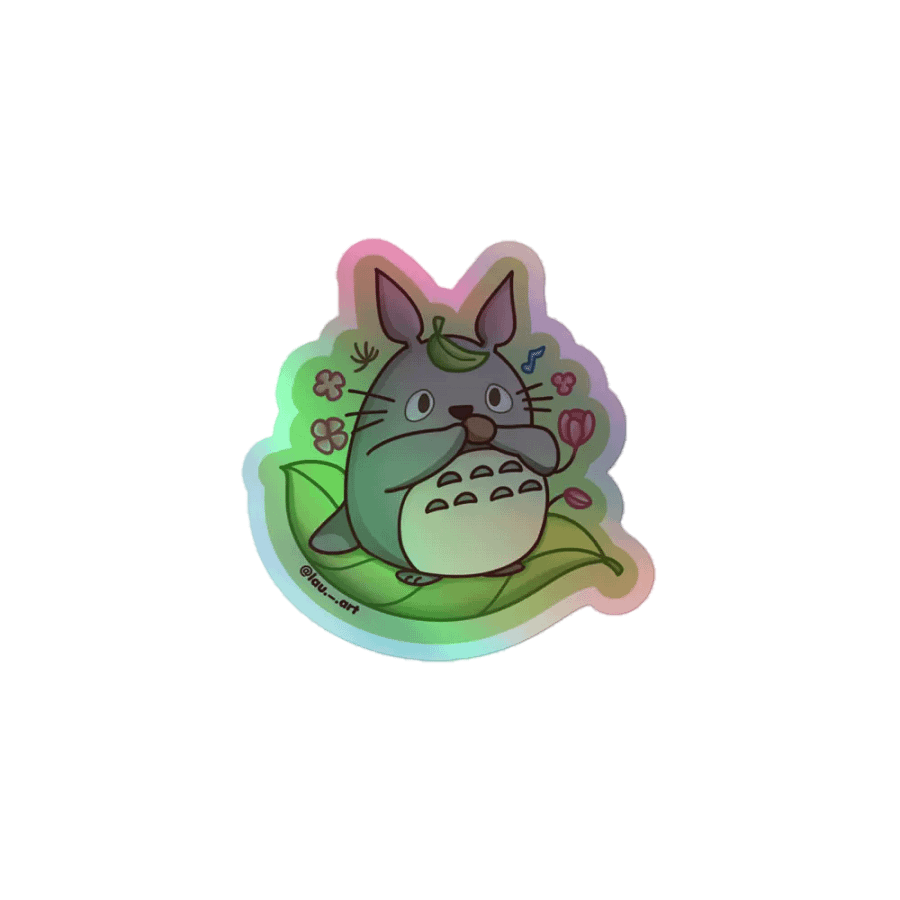 Totoro - Holographic stickers product image (1)