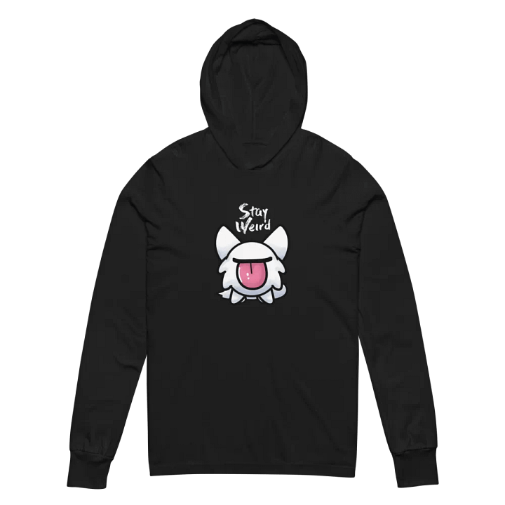Stay Weird Cat Hooded Long-sleeved shirt product image (6)