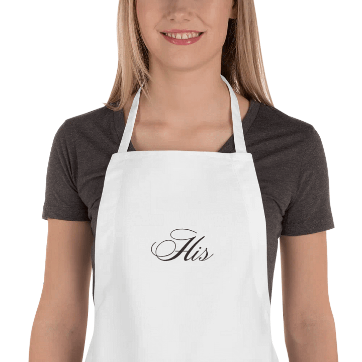 Apron - His - on White product image (1)