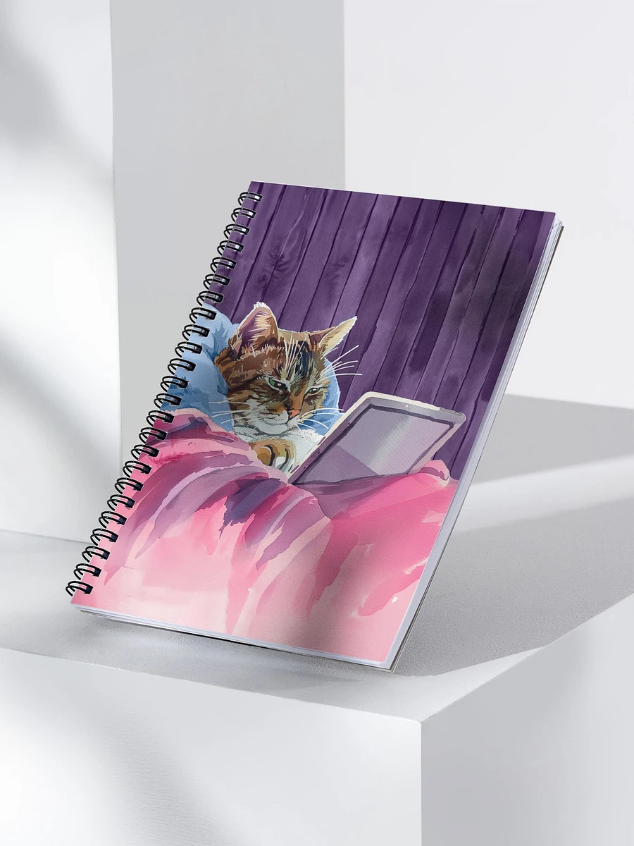 21st Century Digital Cat – Fun Feline Spiral Notebook product image (3)