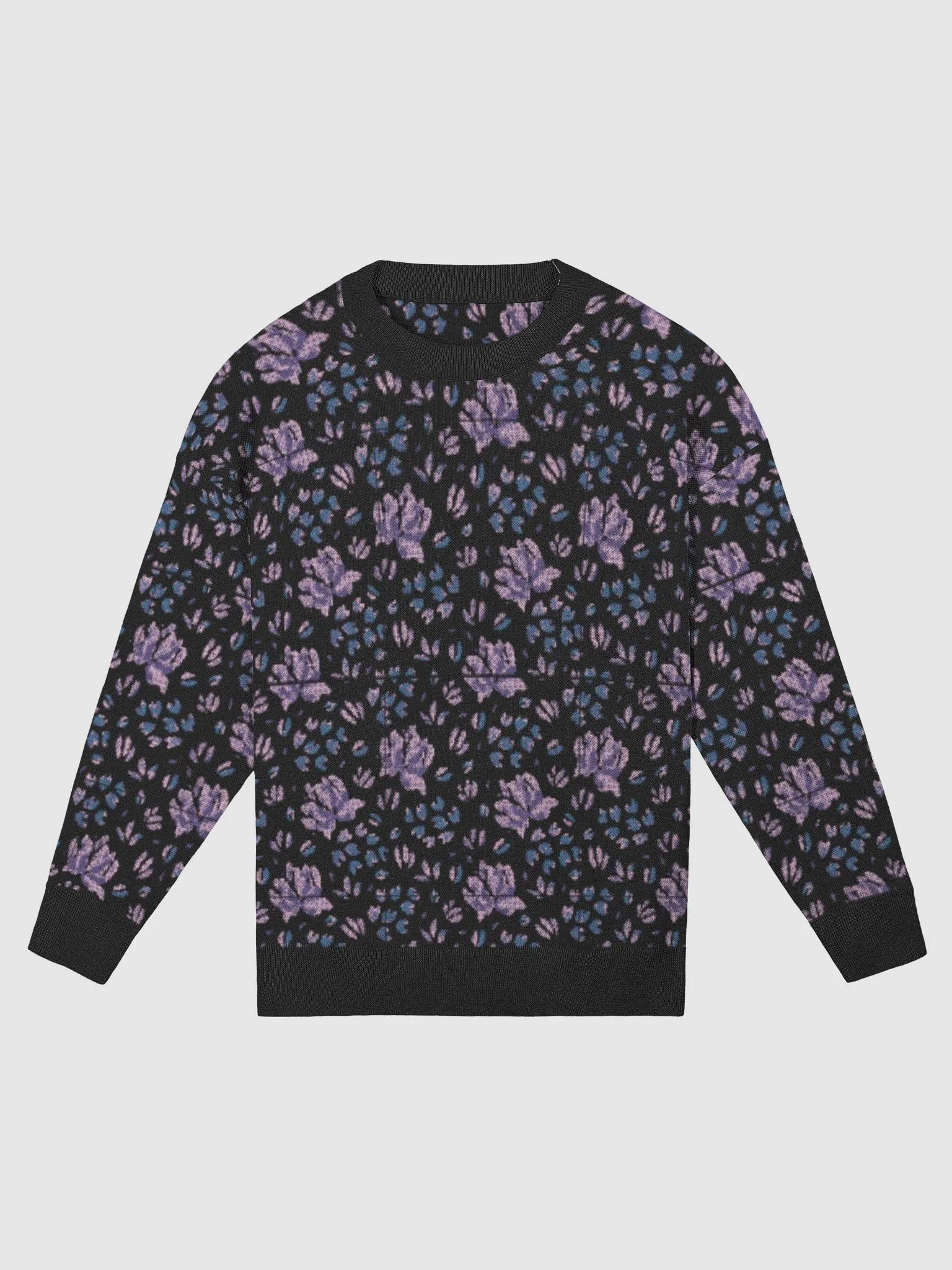 Purple Floral Sweater product image (12)